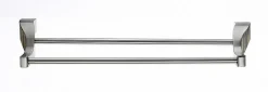 Topknobs AQ7BSN 18" Double Towel Bar in Brushed Satin Nickel