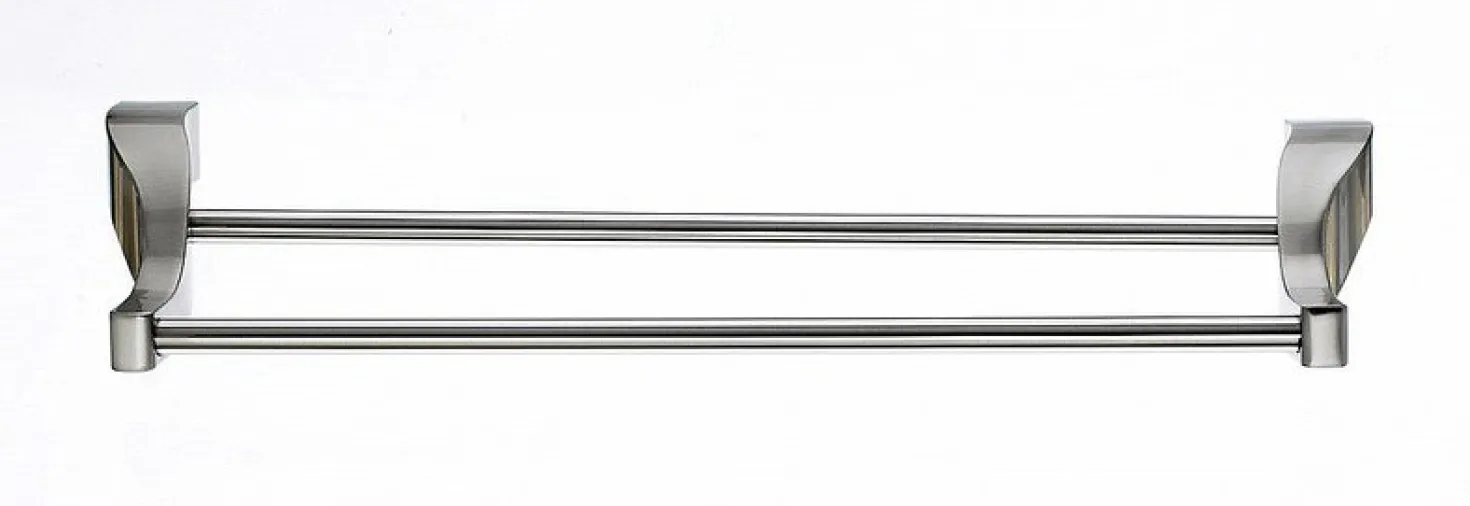 Topknobs AQ7BSN 18" Double Towel Bar in Brushed Satin Nickel