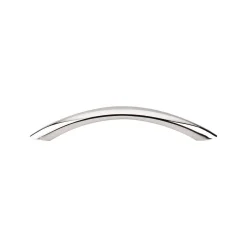 Top Knobs Asbury Bow Pull in Polished Nickel