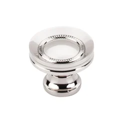 Top Knobs Asbury Button Faced Knob