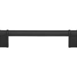 Top Knobs Brockwell Newburn Pull in Flat Black