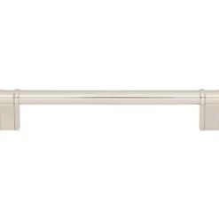 Top Knobs Brockwell Newburn Pull in Polished Nickel