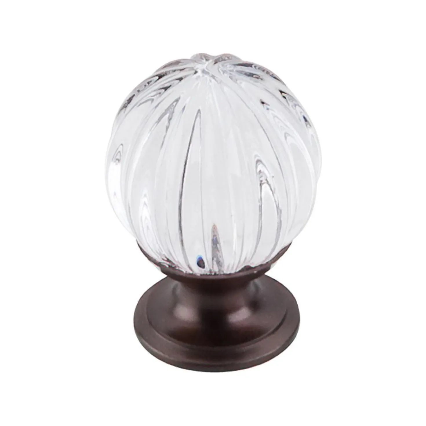 Top Knobs Clear Melon Crystal Knob