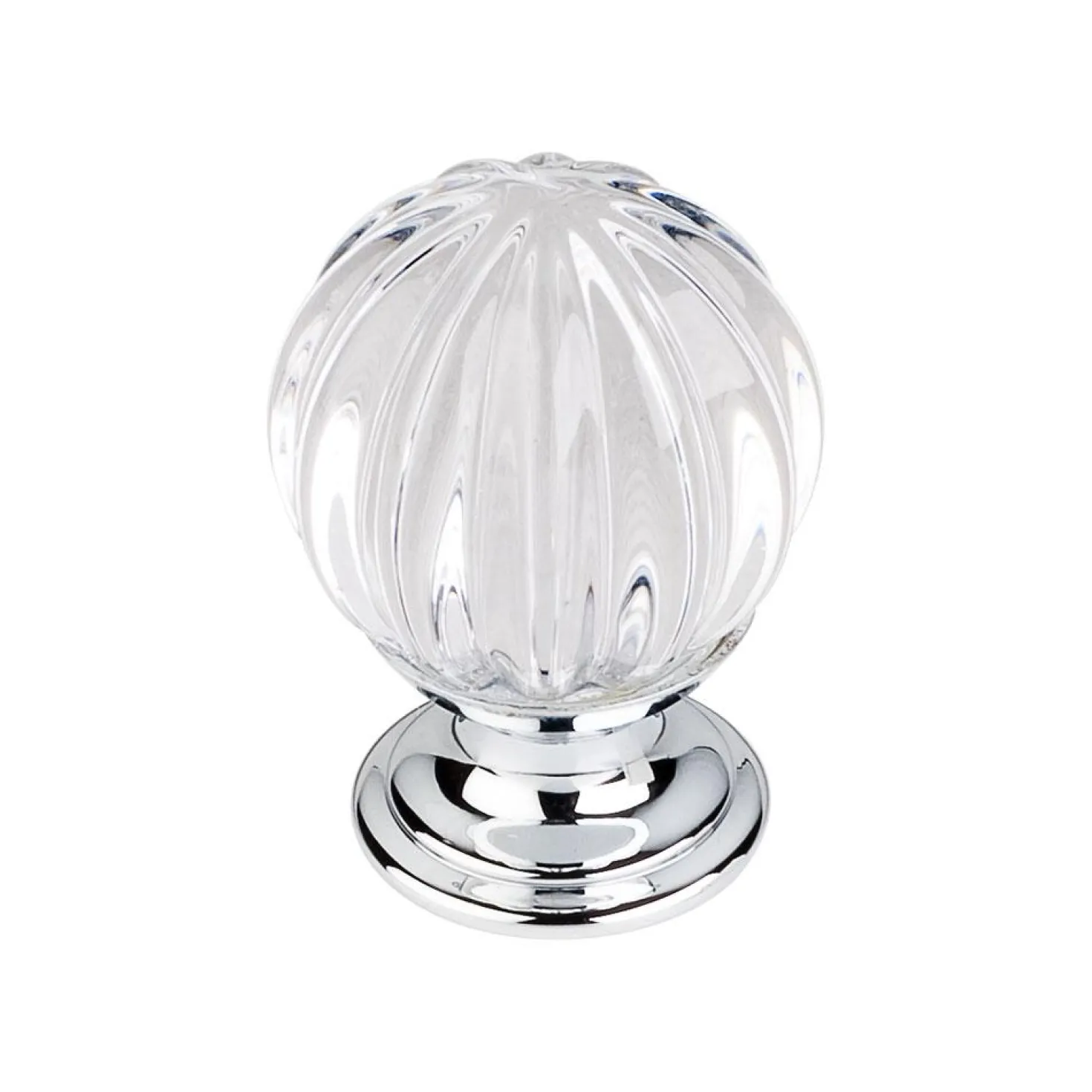 Top Knobs Clear Melon Crystal Knob