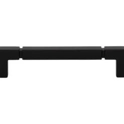 Top Knobs Coddington Langston Pull in Flat Black