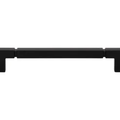 Top Knobs Coddington Langston Pull in Flat Black