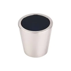 Top Knobs Crystal Center Knob in Brushed Satin Nickel Shell