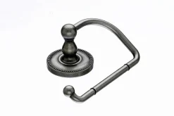 Topknobs ED4APA Tissue Hook with Beaded Detail in Antique Pewter