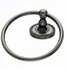 Topknobs ED5APA Towel Ring with Beaded Detail in Antique Pewter