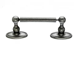 Topknobs ED3APC Tissue Holder With Oval Backplate in Antique Pewter