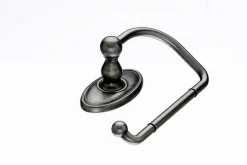 Topknobs ED4APC Tissue Hook with Oval Backplate in Antique Pewter