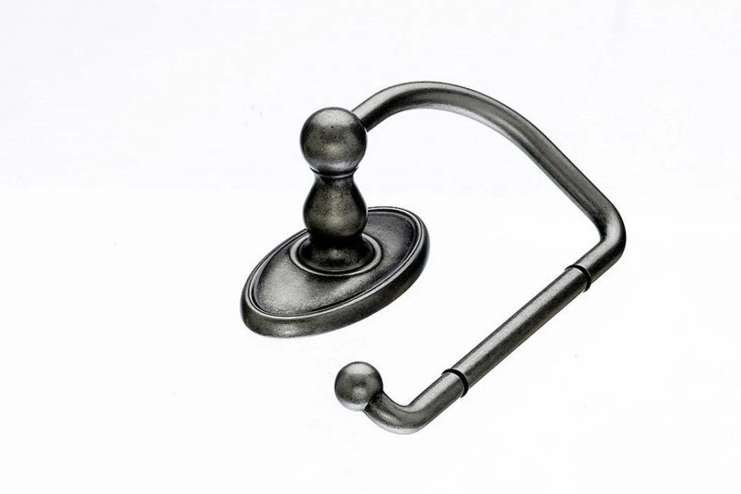 Topknobs ED4APC Tissue Hook with Oval Backplate in Antique Pewter