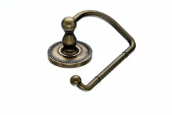 Topknobs ED4GBZA Tissue Hook with Beaded Detail in German Bronze