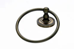 Topknobs ED5GBZA Towel Ring with Beaded Detail in German Bronze