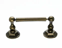 Topknobs ED3GBZB Tissue Holder with Hex Detail in German Bronze