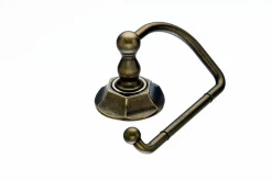 Topknobs ED4GBZB Tissue Hook with Hex Detail in German Bronze