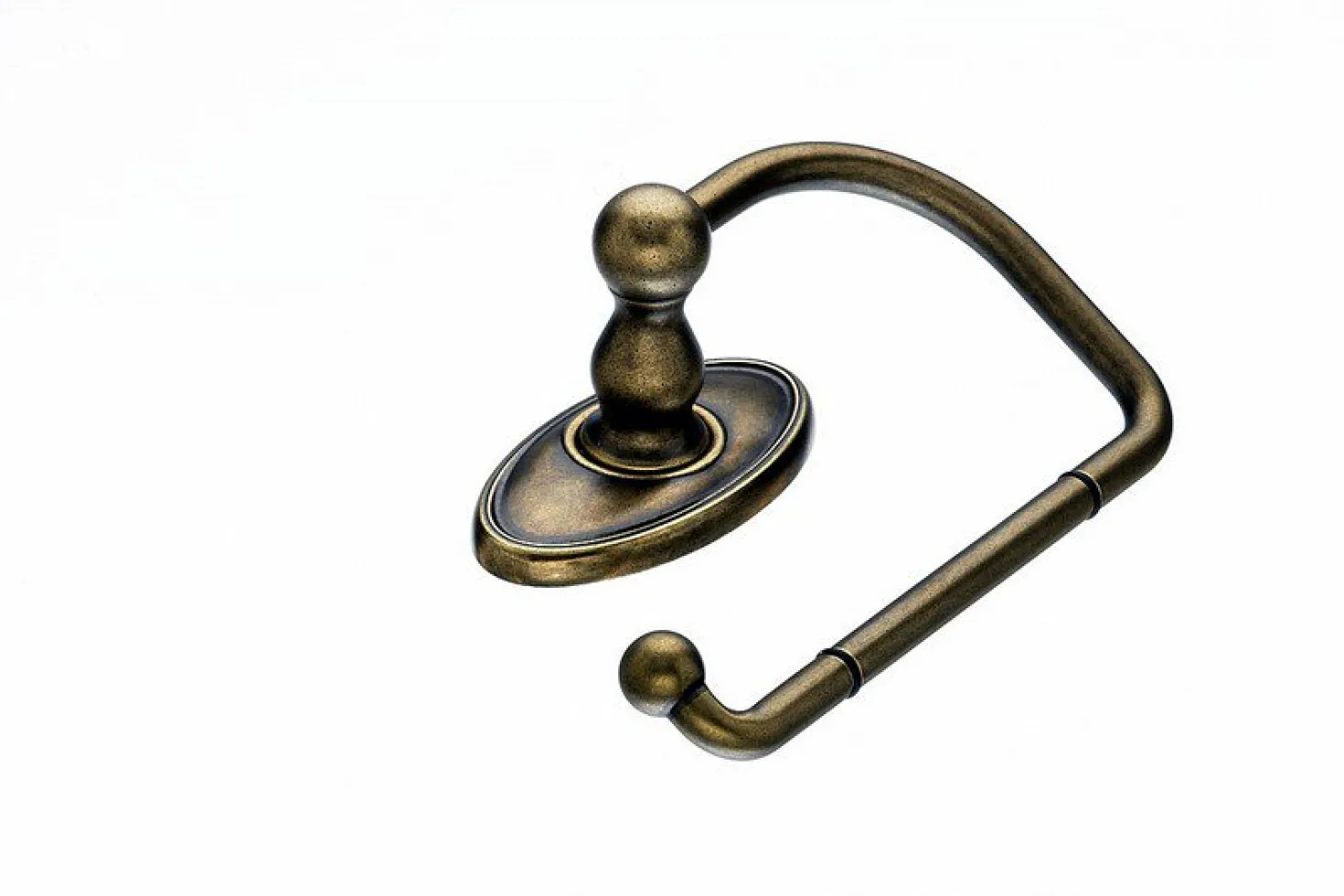 Topknobs ED4GBZC Tissue Hook with Oval Backplate in German Bronze