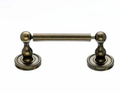 Topknobs ED3GBZF Tissue Holder with Rope Detail in German Bronze