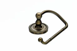 Topknobs ED4GBZF Tissue Hook with Rope Detail in German Bronze