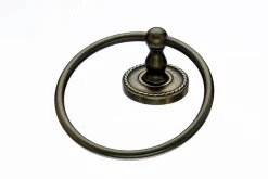 Topknobs ED5GBZF Towel Ring with Rope Detail in German Bronze