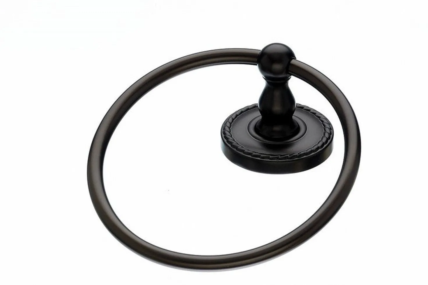 Topknobs ED5ORBF Towel Ring with Rope Detail in Oil Rubbed Bronze