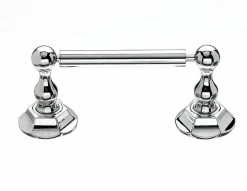 Topknobs ED3PCB Tissue Holder with Hex Detail in Polished Chrome