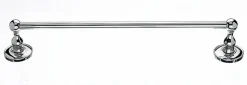 Topknobs ED6PCD 18" Single Towel Bar in Polished Chrome