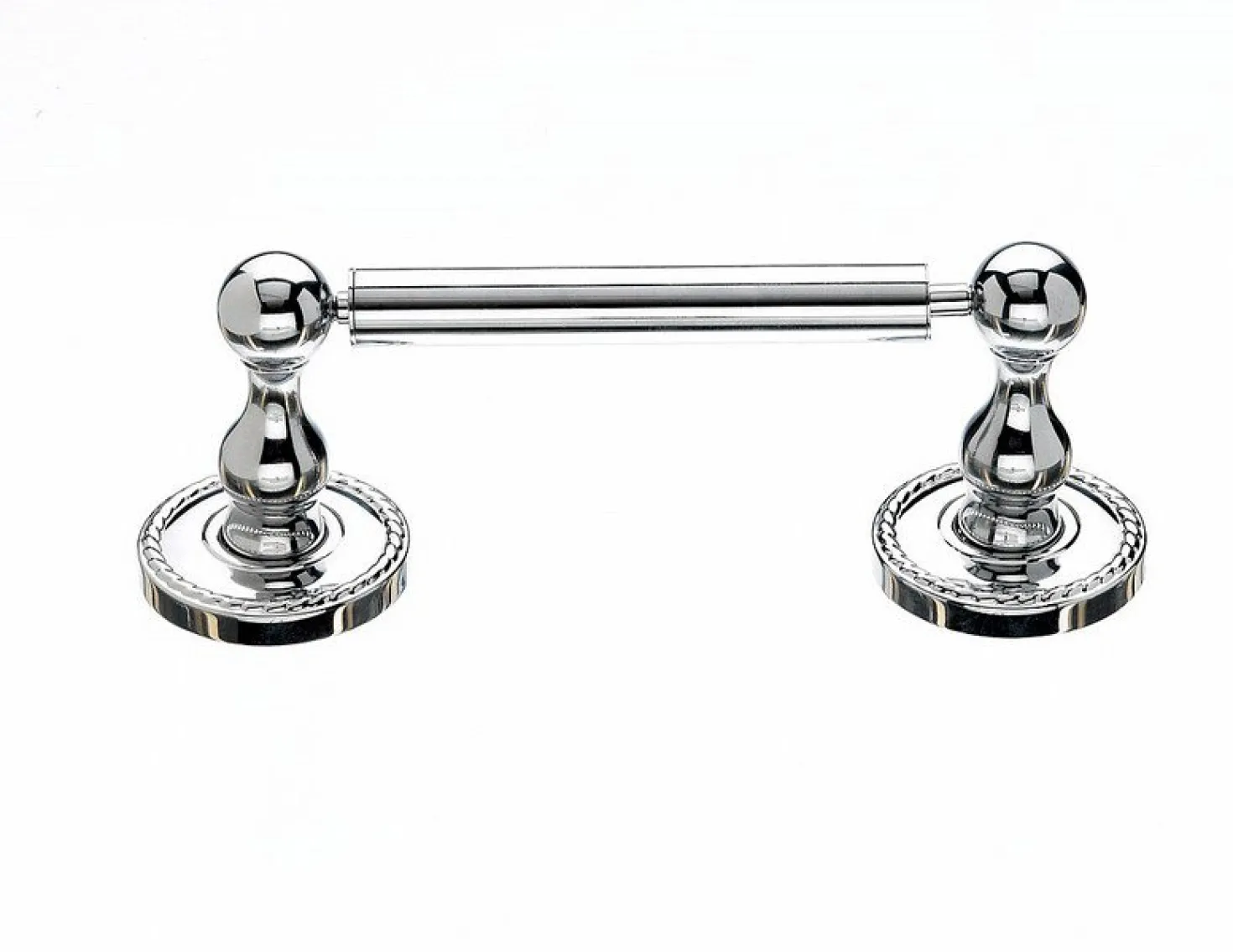 Topknobs ED3PCF Tissue Holder with Rope Detail in Polished Chrome