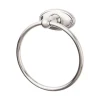 Top Knobs Edwardian Bath Ring - Oval Backplate in Brushed Satin Nickel