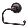 Top Knobs Edwardian Bath Tissue Hook - Ribbon Backplate in Oil Rubbed Bronze