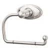 Top Knobs Edwardian Bath Tissue Hook - Oval Backplate in Brushed Satin Nickel