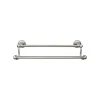 Top Knobs Edwardian Double Bath Towel Bar - Rope Backplate