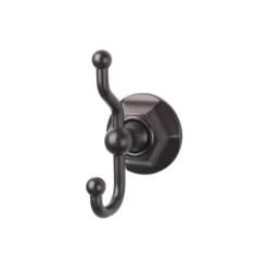 Top Knobs Edwardian Double Robe Hook in Oil Rubbed Bronze