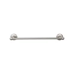 Top Knobs Edwardian Single Bath Towel Bar - Plain Backplate