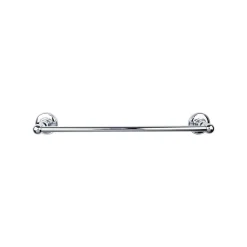 Top Knobs Edwardian Single Bath Towel Bar - Plain Backplate