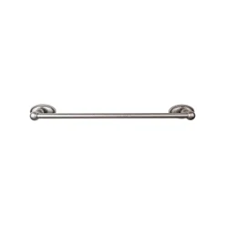 Top Knobs Edwardian Single Bath Towel Bar - Oval Backplate