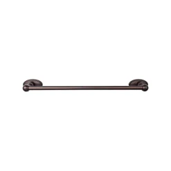 Top Knobs Edwardian Single Bath Towel Bar - Oval Backplate
