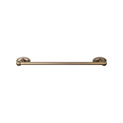 Top Knobs Edwardian Single Bath Towel Bar - Oval Backplate