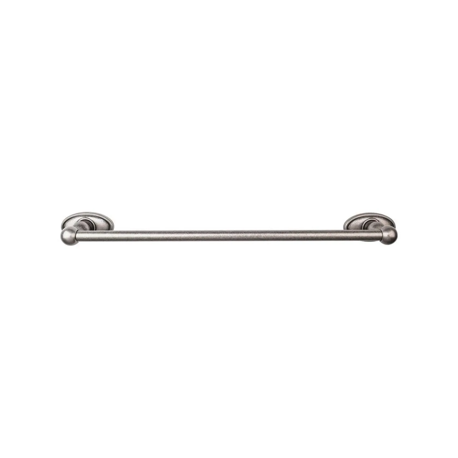 Top Knobs Edwardian Single Bath Towel Bar - Oval Backplate