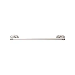 Top Knobs Edwardian Single Bath Towel Bar - Oval Backplate