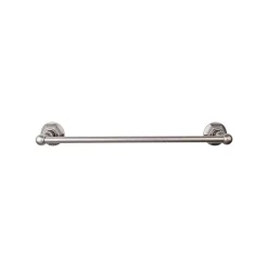 Top Knobs Edwardian Single Bath Towel Bar - Hex Backplate