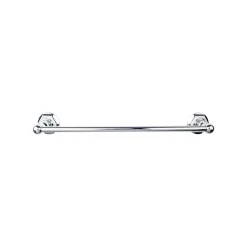 Top Knobs Edwardian Single Bath Towel Bar - Hex Backplate