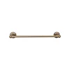 Top Knobs Edwardian Single Bath Towel Bar - Beaded Backplate