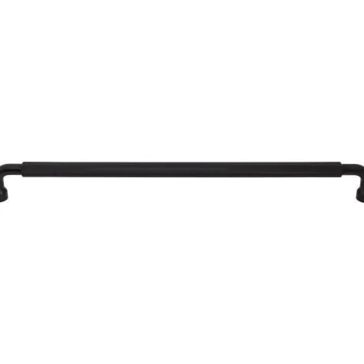 Top Knobs Garrison Pull in Flat Black