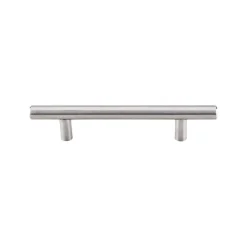 Top Knobs Hollow Bar Pull in Brushed Stainless Steel