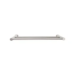 Top Knobs Hopewell Double Towel Bar in Brushed Satin Nickel