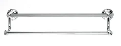 Topknobs HUD7PC 18" Double Towel Bar in Polished Chrome