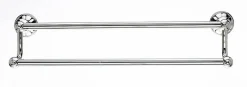 Topknobs HUD7PN 18" Double Towel Bars in Polished Nickel