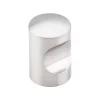Top Knobs Indent Knob in Brushed Stainless Steel