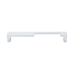Top Knobs Modern Metro Notch Pull B in Aluminum